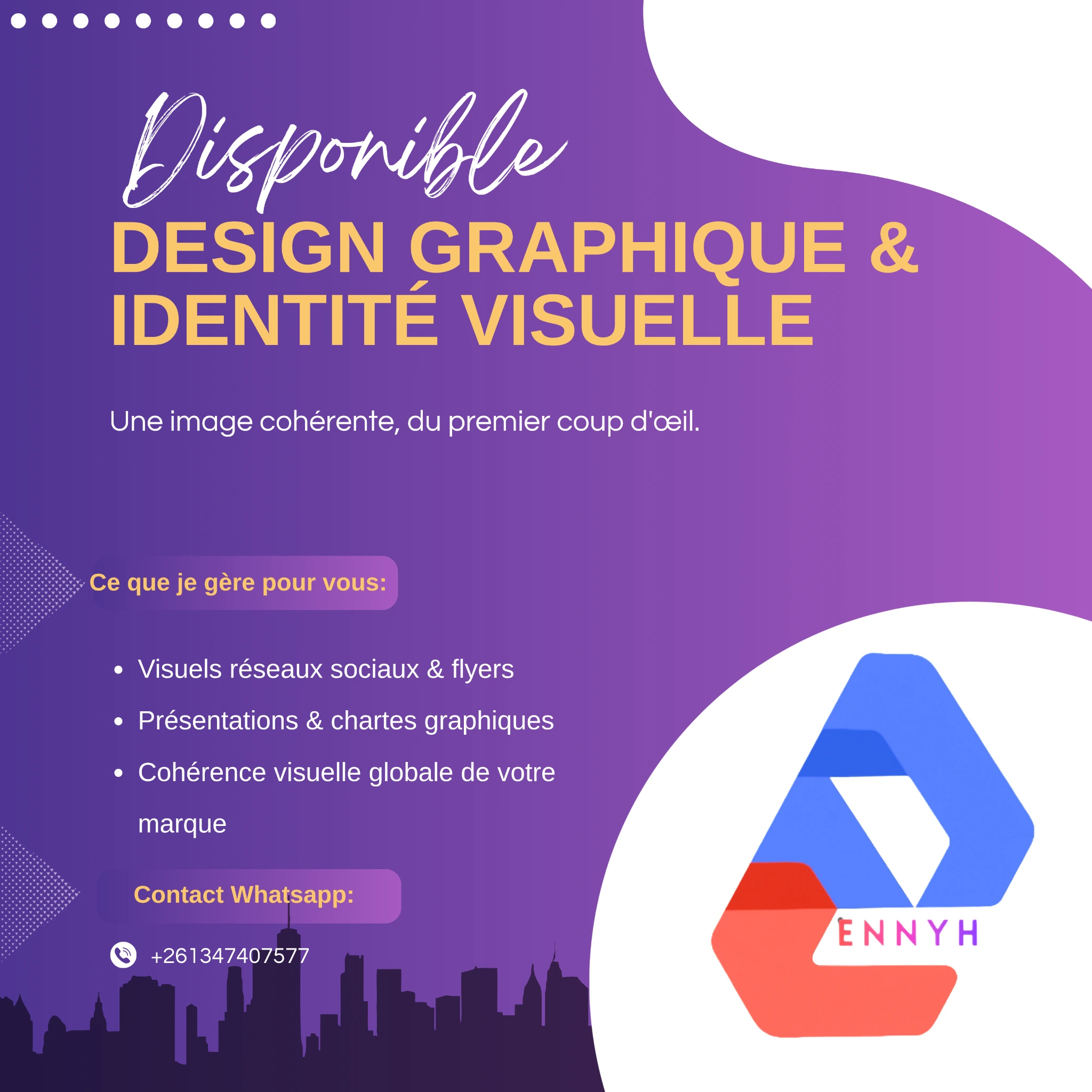Réalisation Canva — Design graphique & identité visuelle
